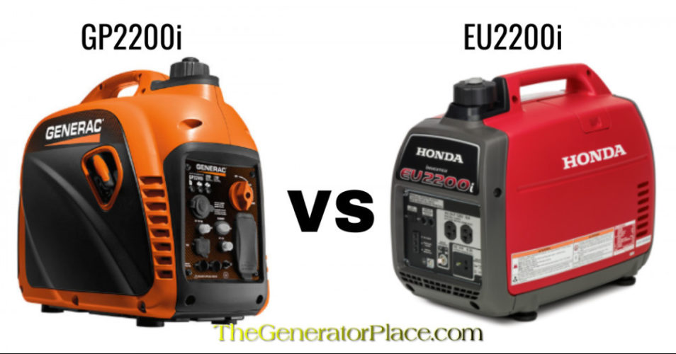 Generac GP2200i vs Honda EU2200i The Generator Place