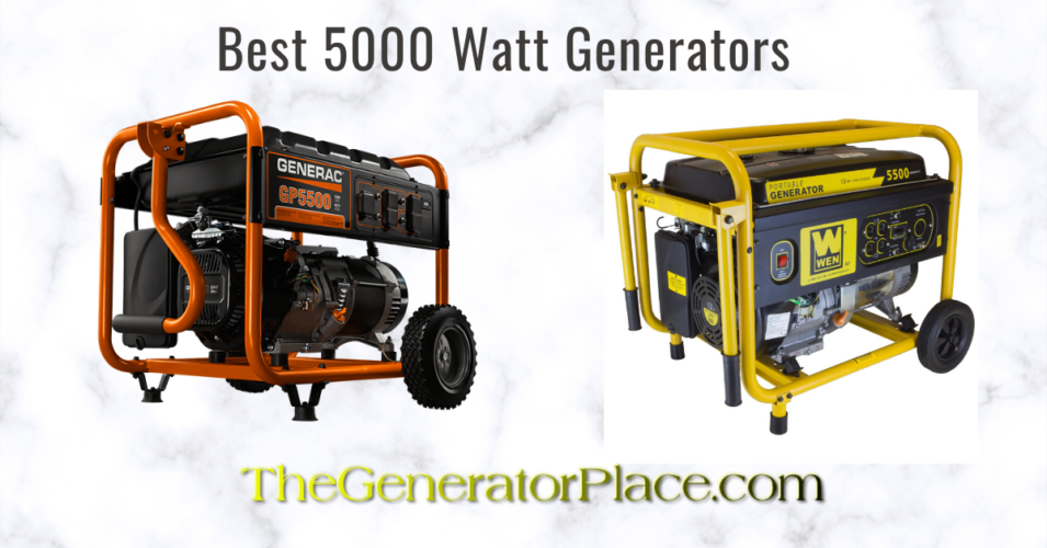 Best 5000 Watt Generator to Buy in 2020 The Generator Place